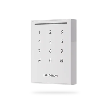 JA-121E-WH Kablolu Dış Mekan Tuş Takımı ve RFID / NFC Okuyucu - Beyaz